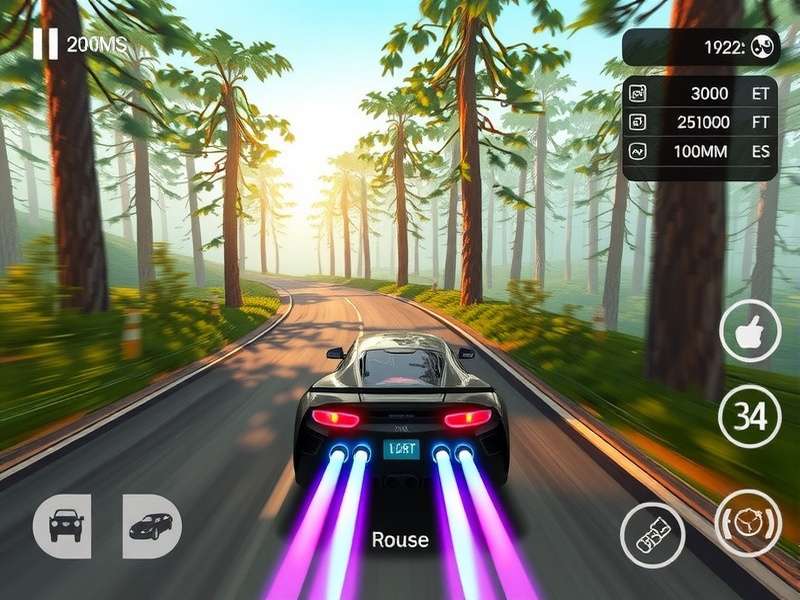 Enigmatic Forest Race vehicle customization screen